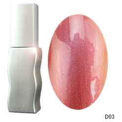 Ημιμόνιμο Βερνίκι Συσκευασία 10ml Μεταλικό D03