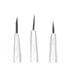 Alternative view of 3x Πινέλα Nail Art